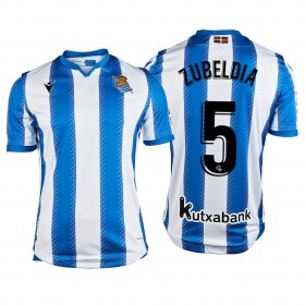 Billige Fotballdrakter Real Sociedad Igor Zubeldia 5 Hjemmedraktsett 2019/20 Kortermet